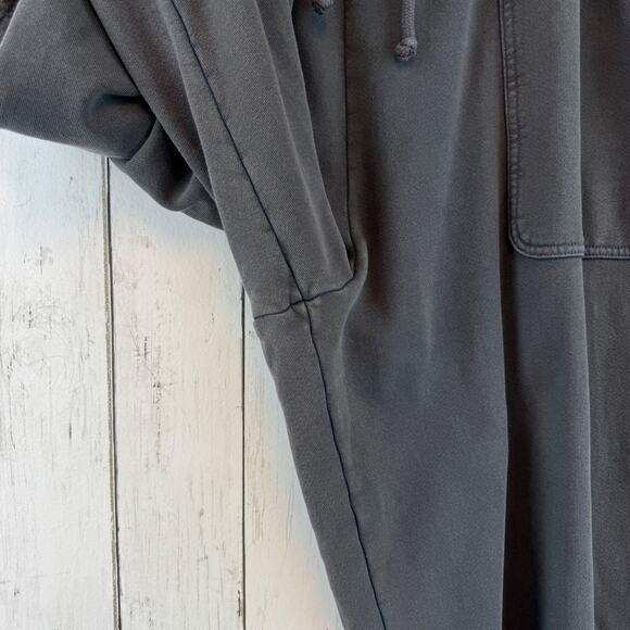 Madewell Black Coal Terry Classic Lounge Drawstring Joggers NP924 Size XL - Picture 6 of 13